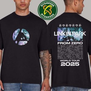 Linkin Park Unisex Adult Zero Official Merch Swirl Tour 2025 T-Shirt