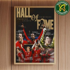 Manchester United Hall Of Fame Premier League Nominees 7 Former Reds Home Decor Poster Canvas