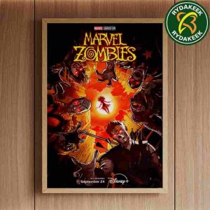 Marvel Animation Marvel Zombies Long Live The Dead All Episodes September 24 On Disney Plus Home Decor Poster Canvas