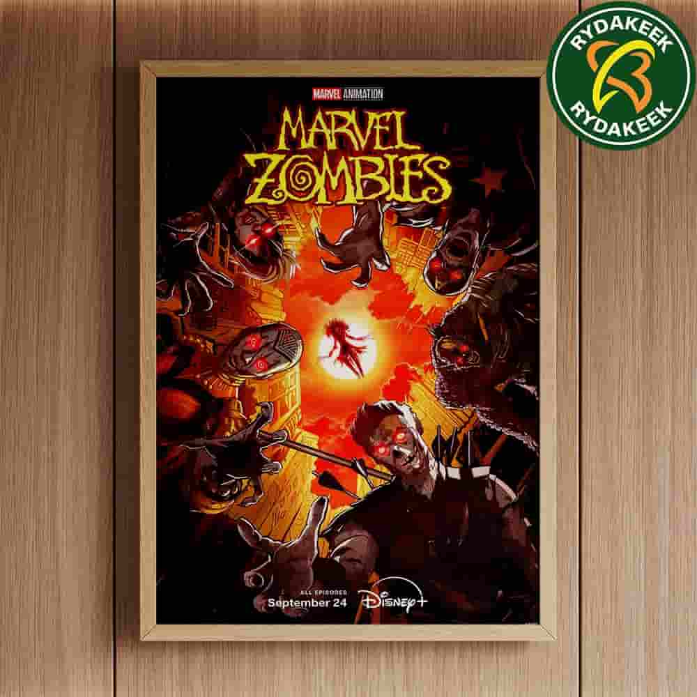 Marvel Animation Marvel Zombies Long Live The Dead All Episodes September 24 On Disney Plus Home Decor Poster Canvas