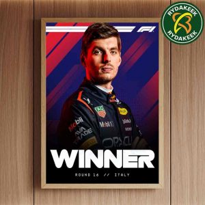 Max Verstappen Win The Italian Grand Prix The F1 2025 Season Home Decor Poster Canvas