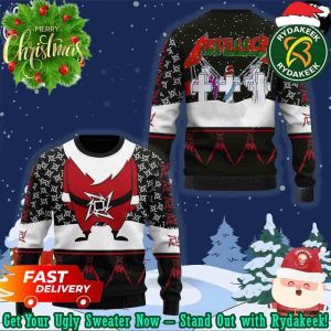 Metallica Heavy Metal Master Of Puppets Album Santa Claus Chirstmas Gifts 2025 Xmas For Family And Friends Ugly Sweater