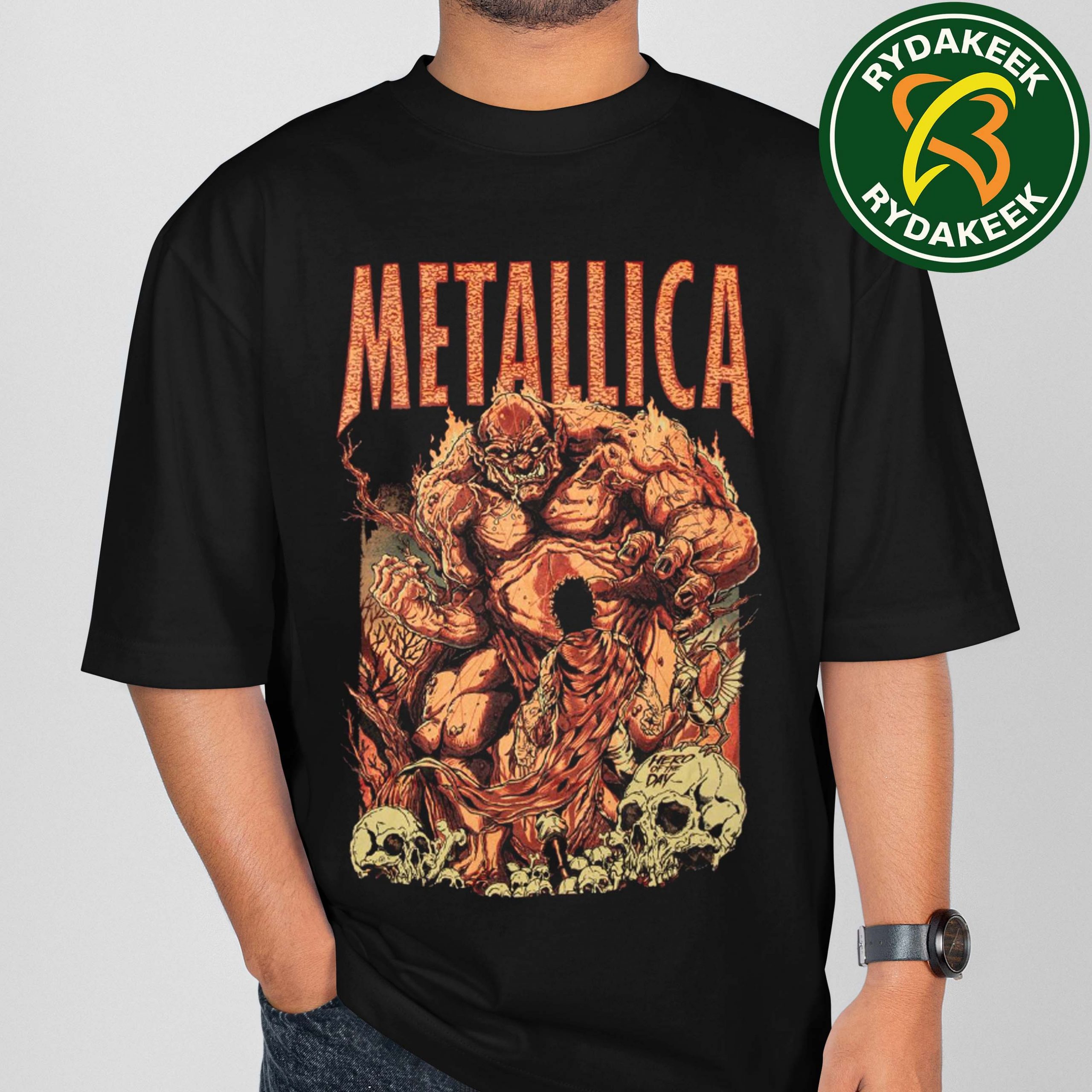 Metallica Hero Of The Day Poster Art Merch T-Shirt