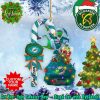 Minnesota Vikings NFL Custom Name x Grinch Candy Cane Tree Decorations Two Sides Ornament