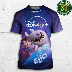 Official Poster Elio Coming To Disney Plus On September 17th 2025 All Over Print T-Shirt