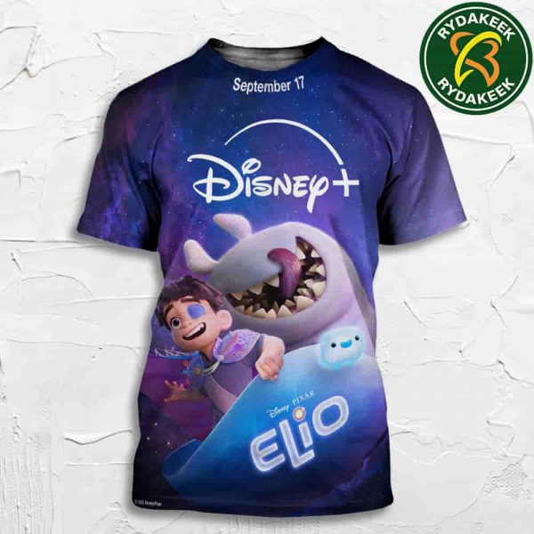 Official Poster Elio Coming To Disney Plus On September 17th 2025 All Over Print T-Shirt