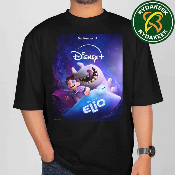 Official Poster Elio Coming To Disney Plus On September 17th 2025 Merchandise Unisex T-Shirt