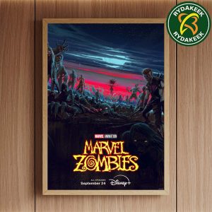 Official Poster Marvel Zombies Marvel Animation Disney On September 24 All Episodes Home Decor Poster Canvas