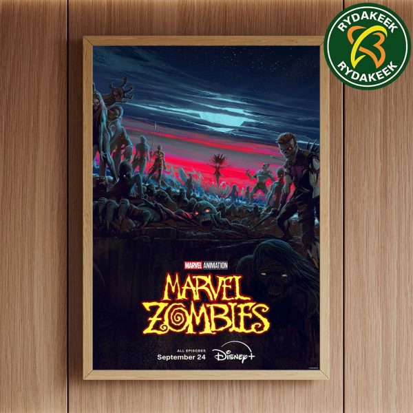 Official Poster Marvel Zombies Marvel Animation Disney On September 24 All Episodes Home Decor Poster Canvas