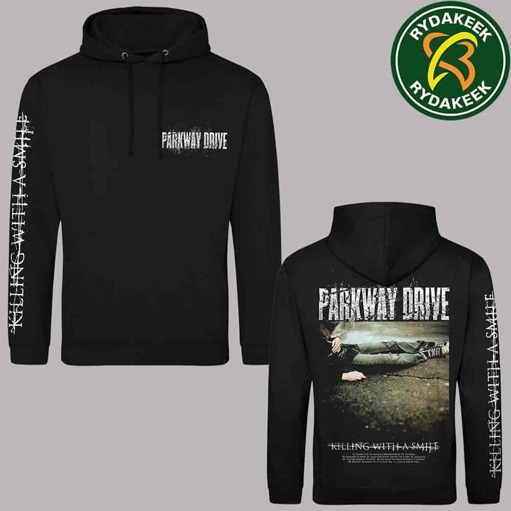 Parkway Drive Killing With A Smile Merchandise Pull Over Hoodie Shirt