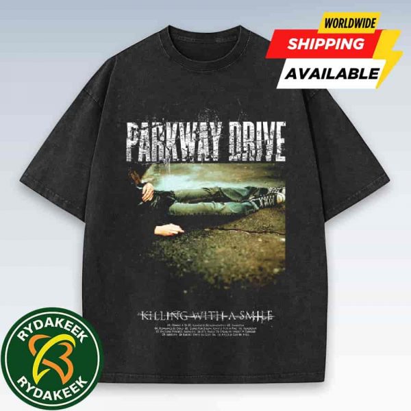 Parkway Drive Killing With A Smile Merchandise Washed T-Shirt