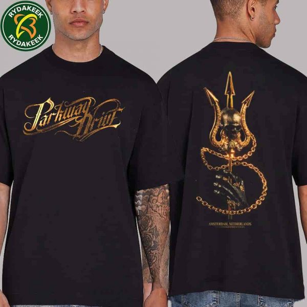 Parkway Drive Pop-Up Store Amsterdam Nederland Exclusive Items Strictly Limited City Sept 30 2025 Two Sided T-Shirt