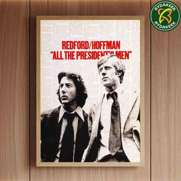 Robert Redford All The President’s Men Home Decor Poster Canvas