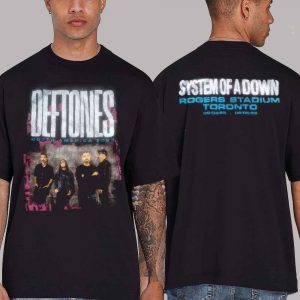 System Of A Down And Deftones North America Tour Exclusive Tee In Toronto Canada On Sept 3-5 2025 At Rogers Stadium Merchandise Unisex T-Shirt