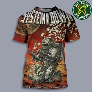 System Of A Down In Chicago At Soldier Field On August 31 – September 1 2025 All Over Print T-Shirt