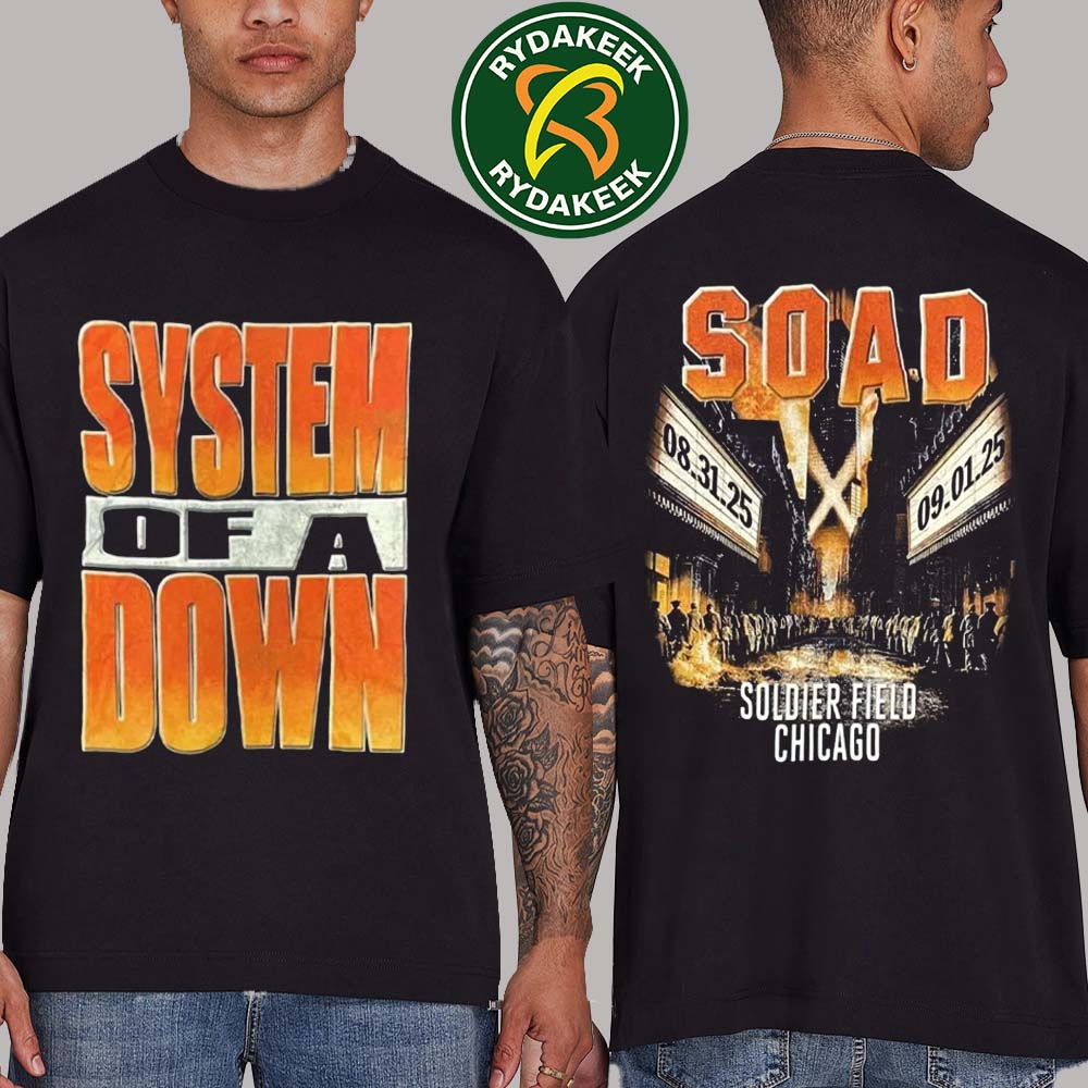System Of A Down In Chicago At Soldier Field On August 31 – September 1 2025 Big Orange Logo Unisex T-Shirt