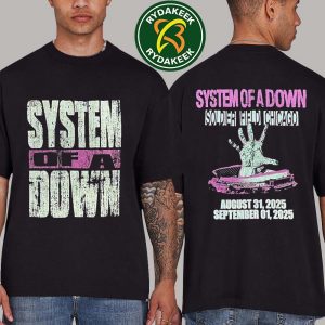 System Of A Down In Chicago At Soldier Field On August 31 – September 1 2025 Big Pink Logo Unisex T-Shirt