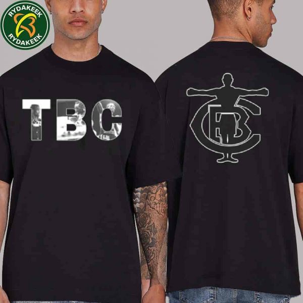Terence Bud Crawford TBC Black Limited Edition Shirt Text Logo Tee For Crawford Fight Fans