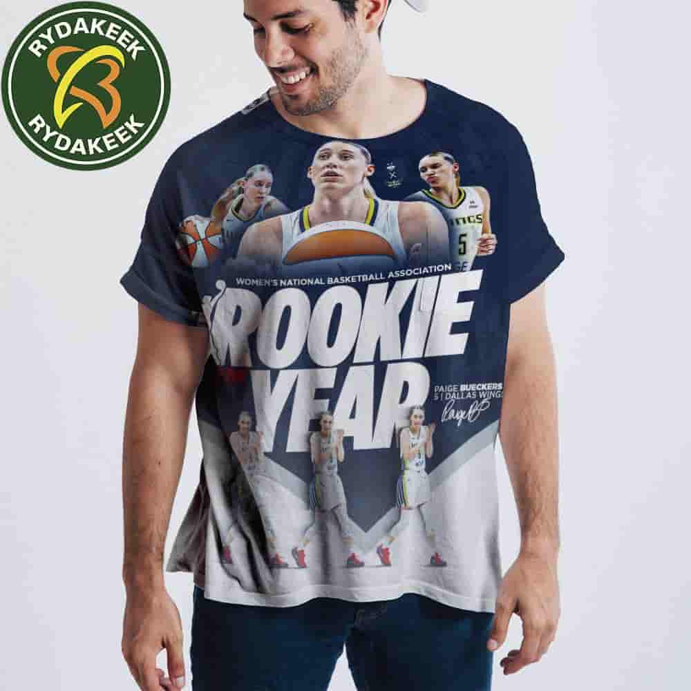 The 2025 WNBA Rookie Of The Year Paige Bueckers All Over Print Shirt