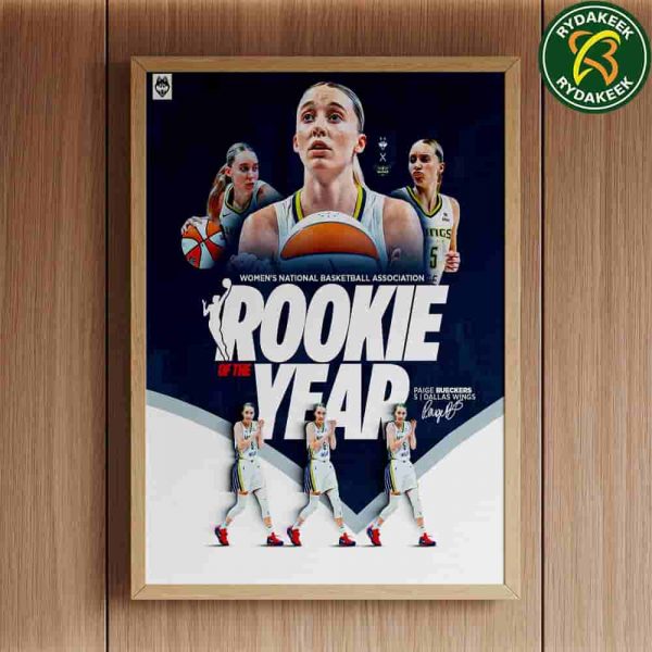 The 2025 WNBA Rookie Of The Year Paige Bueckers Home Decor Poster Canvas