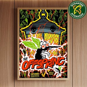 The Offspring SUPERCHARGED Worldwide In 25 Ridgefield, WA At Cascades Amphitheater On September 4 2025 Home Decor Poster Canvas