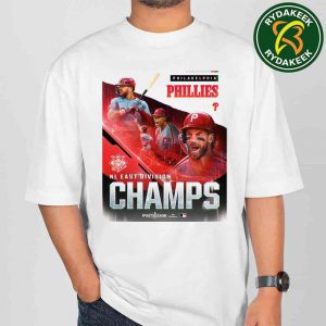 The Philadelphia Phillies MLB Are Kings Of The Nl East 2025 For A Second Straight Year T-Shirt