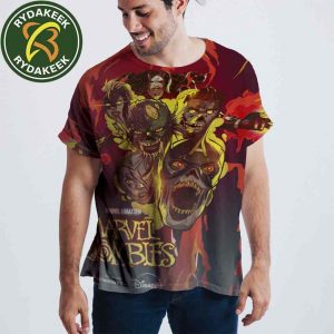 The Queen Of The Dead Marvel Zombies Four Part Animated Event Premieres September 24 On Disney Plus All Over Print Shirt