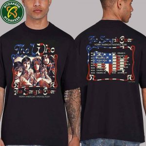 The Who The Song Is Over North America Farewell Tour Photo Dateback Two Sided Unisex T-Shirt