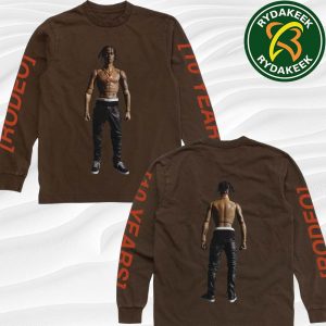 Travis Scott Rodeo 10-Yr Anniversary Collection Action Figure Longsleeve All Over Print Shirt
