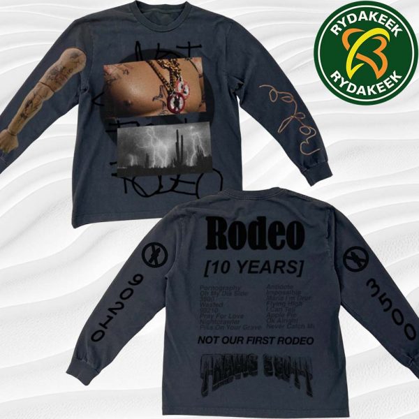 Travis Scott Rodeo 10-Yr Anniversary Collection Desert Longsleeve All Over Print Shirt