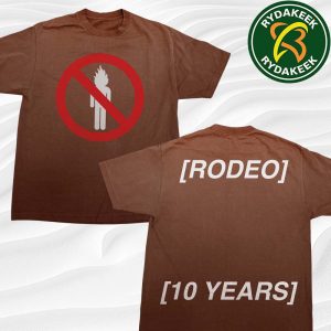 Travis Scott Rodeo 10-Yr Anniversary Collection LA Flame Tee T-Shirt
