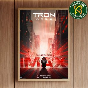 Tron Ares In Theaters On October 10 IMAX 2025 Home Decor Poster Canvas