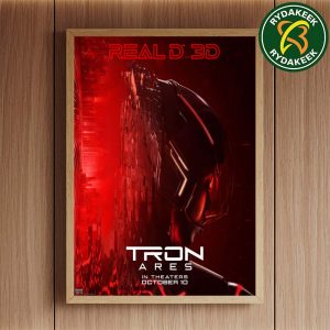 Tron Ares In Theaters On October 10 IMAX Real D 3D NIN 2025 Home Decor Poster Canvas