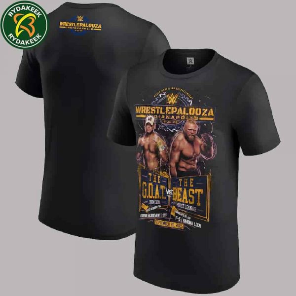 WWE WrestlePalooza Indianapolis September 20 2025 John Cena vs Brock Lesnar T-Shirt