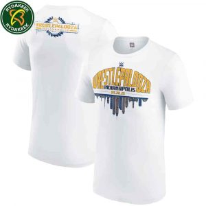 WWE WrestlePalooza Indianapolis September 20 2025 Skyline Double Sided T-Shirt