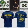 Zach Bryan Michigan Wolverines The Quittin Time Tour 2025 Nike Logo All Over Print Shirt