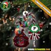 Baltimore Ravens NFL Custom Grinch Candy Cane Name Ornament 2025 Xmas Tree Gift