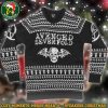Five Finger Death Punch Snowflakes Santa Skull HO HO HO Christmas Gifts Xmas For Family And Friends Ugly Sweater Five Finger Death Punch Snowflakes Santa Skull HO HO HO Christmas Gifts Xmas For Family And Friends Ugly Sweater