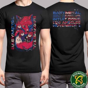 Babymetal World Tour 2025-2026 Special Arena Show In US Intuit Dome Los Angeles November 1 Exclusive T-Shirt Merchandise