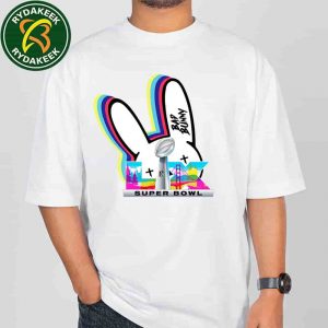 Bad Bunny X Super Bowl Lx 2026 Rainbow Logo Exclusive Unisex T-Shirt Merchandise Bad Bunny X Super Bowl Lx 2026 Rainbow Logo Exclusive Unisex T-Shirt Merchandise
