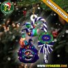 Atlanta Falcons NFL Custom Grinch Candy Cane Name Ornament 2025 Xmas Tree Gift