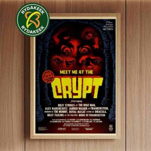 Billy Strings Head Lineup Meet Me At The Crypt Halloween 2025 Baltimore Maryland Exclusive Poster Lineup