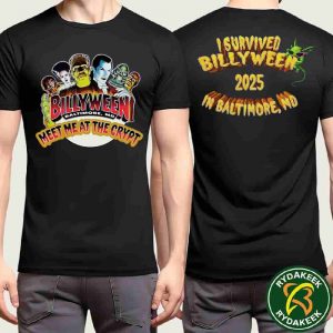 Billy Strings Meet Me At The Crypt Halloween 2025 I Survived Billyween In Baltimore Maryland T-Shirt