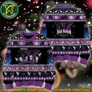 Black Sabbath Merry Sabbathmas Reindeer Ugly Sweater Christmas 2025 Gift For Men And Women