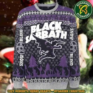 Black Sabbath Snow Blind Ugly Sweater Christmas 2025 Gift For Men And Women
