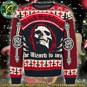 Black Sabbath The Wizard Is Near Ugly Sweater Christmas 2025 Gift For Men And Women