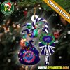 Baltimore Ravens NFL Custom Grinch Candy Cane Name Ornament 2025 Xmas Tree Gift