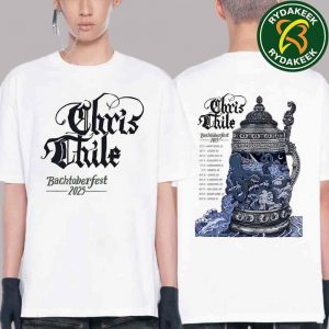 Chris Thile Bachtoberfest Tour Dates On October 2025 Double Sided T-Shirt Chris Thile Bachtoberfest Tour Dates On October 2025 Double Sided T-Shirt