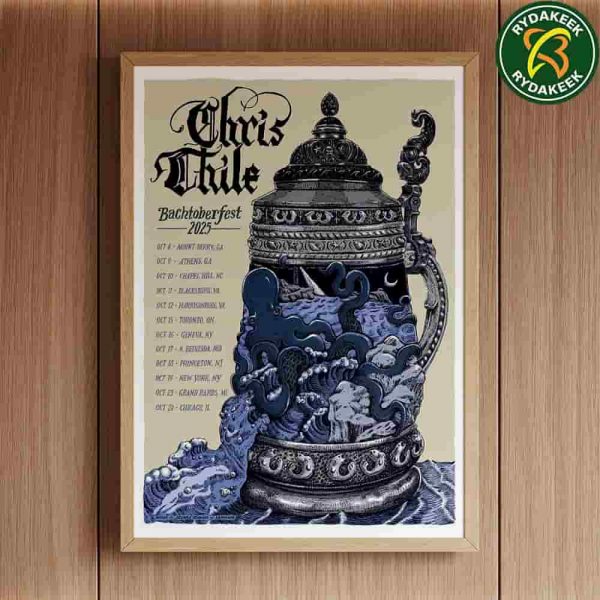 Chris Thile Bachtoberfest Tour Dates On October 2025 Home Decor Poster Canvas