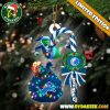 Denver Broncos NFL Custom Grinch Candy Cane Name Ornament 2025 Xmas Tree Gift